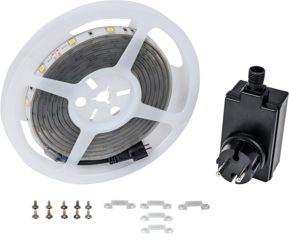 LED-STripe-Outdoor-Weiss-Daylight-15-100-04280 2,5m LED Stripe Neutralweiss Outdoor 20W 230V