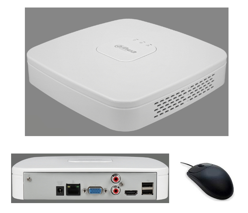 IP NVR 8-Kanal Recorder S21-Serie mit HDMI VGA Maus ohne HDD