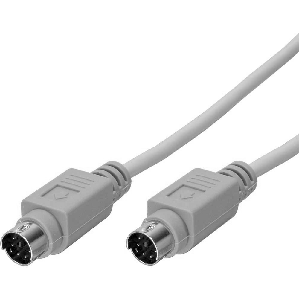 3m PS2 Kabel Stecker auf Stecker 6pol Mini DIN