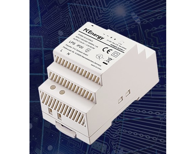 PCE60_Hutschienennetzteil_2022 24V 2,5A Netzteil 60W für Hutschiene DIN-Rail