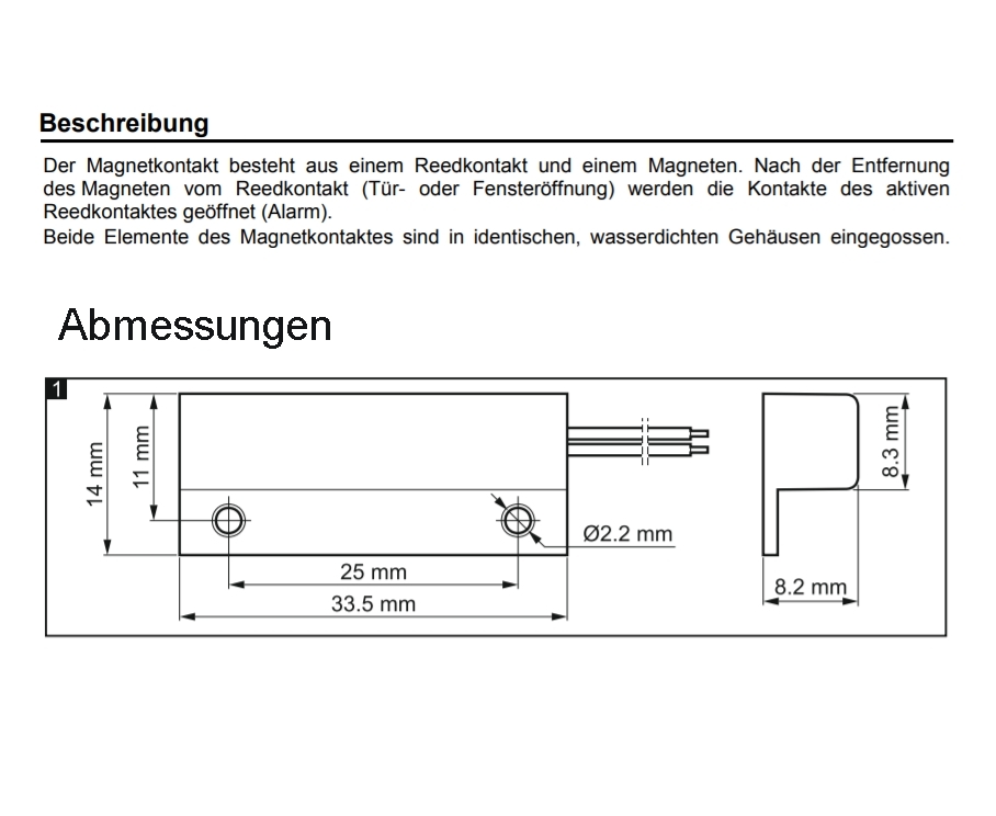 47-824-00140_Reedkontakt_Abmessungen