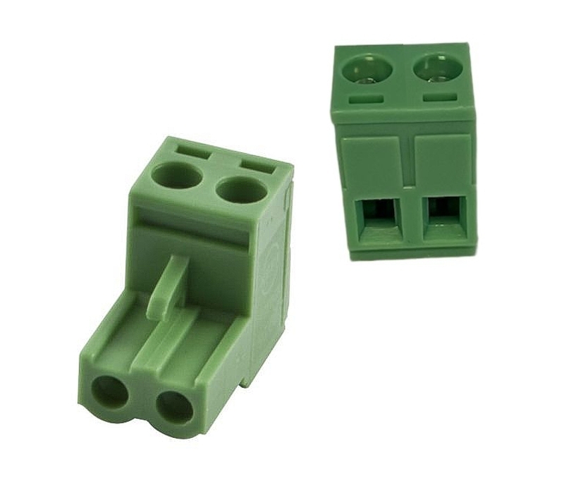 2pol_Phoenix_kompatibler_Stecker_39-798-00300 2pol Steckklemme Schraubklemme Phoenix kompatibler Stecker 2F female