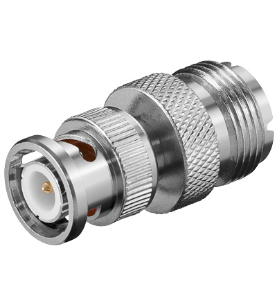 51-813-00003_UHF-Kupplung Adapter BNC Stecker auf UHF PL259 Buchse