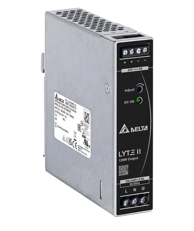 24V 5A Netzteil 120W für Hutschiene mit DC-OK LED DRL-24V120W1EN