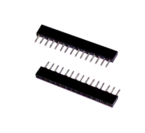 15pol_SIL_Fassung_46-670-00790 15pol Buchsenleiste SIL Fassung Standard 15pol 1-reihig RM 2,54mm