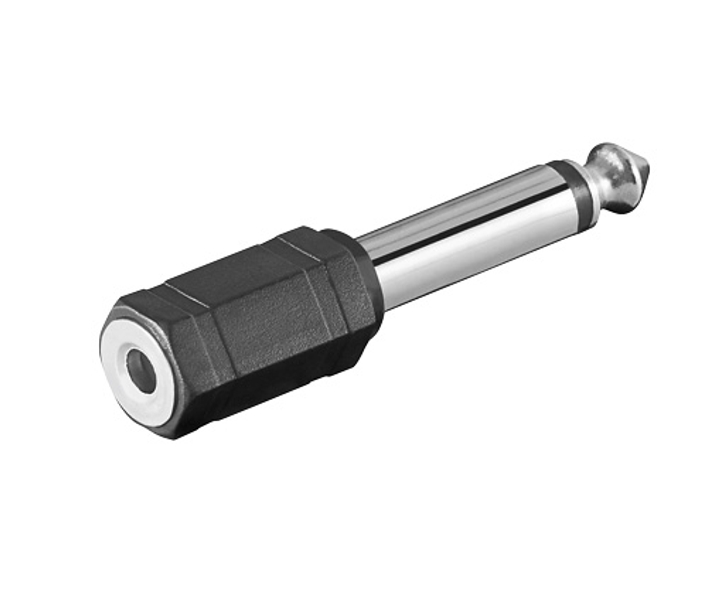 6,3mm Klinkenadapter Mono auf 3,5mm Klinkenkupplung