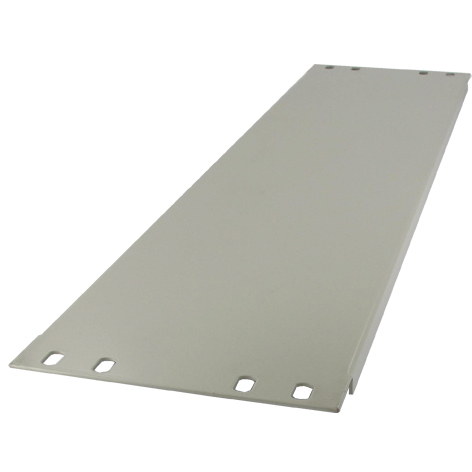 62-630-03260_blende_ok_1 3HE Rackblende Blindplatte Stahl 483x132mm Kieselgrau