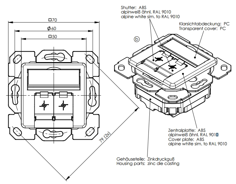 Cat6-LAN-Dose-J00020A0393-39-875-0070-Zeichnung02