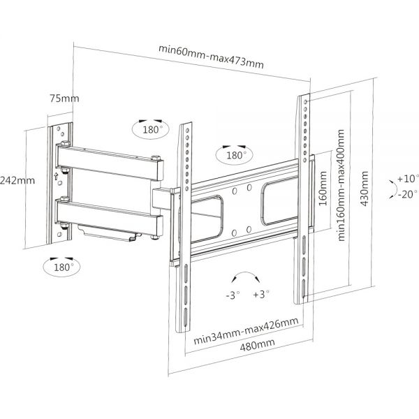 TV-Wandhalter-mit-Gelenk-nis-55zoll-85-770-00128-ZG