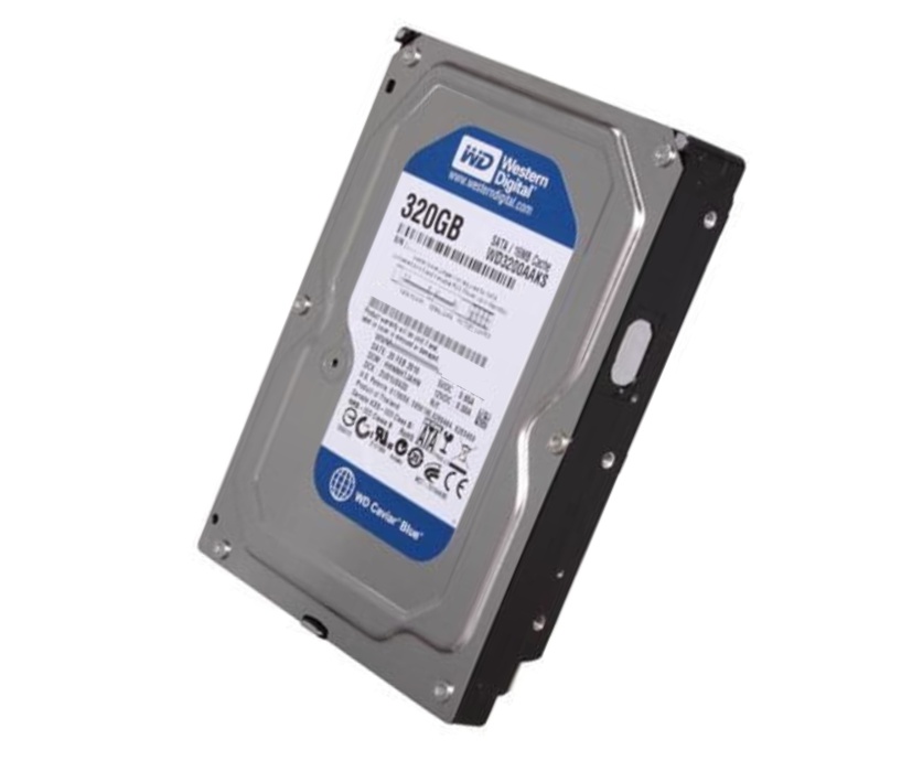 320GB Festplatte SATA 7200Umin 8MB Cache 3,5zoll WD3200AAKS Refurbished