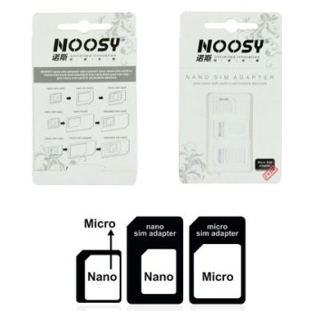 SIM-Adapter-micro-nano-78-380-05329 SIM Adapter Nano Micro 3er Set Noosy