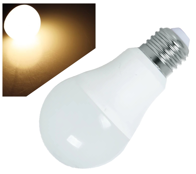 E27 LED Birne 230V 8W 806lm Warmweiss 2700K