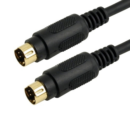 f74b7257b1177b489e70c5625e7654c7 SVHS Kabel 10m 2x4pol SVHS Stecker