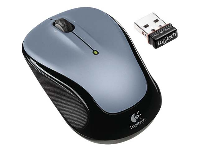 Funkmaus Logitech Wireless M325 Entwickelt zum Surfen im Web Silver