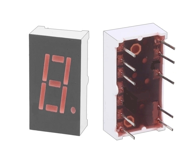7-Segment Anzeige ROT gem Kathode MAN4740A 7-Segment Anzeige ROT gem Kathode MAN4740A
