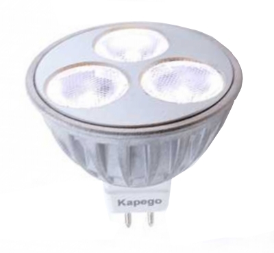 3W LED Birne 50mm MR16 12V Kaltweiss