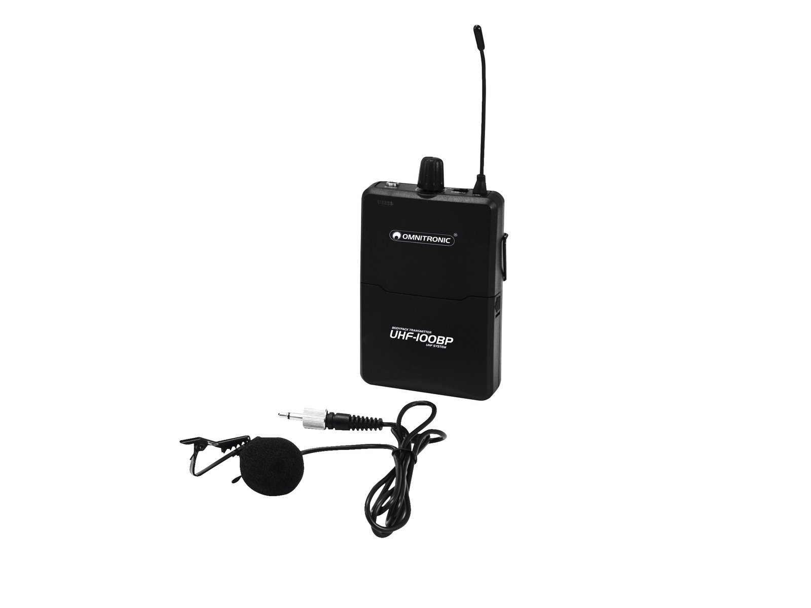 Zubehör Taschensender mit Headset UHF-100BP mit 828.1MHz Rot