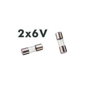 Beleuchtungssatz 2x6V Lämpchen Fuse-Bauform