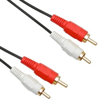 10m Cinchkabel Stereo vergoldete Stecker