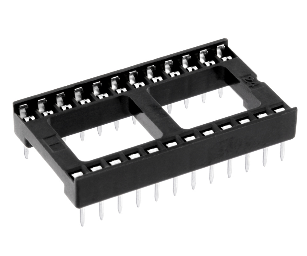 24pol-IC-Fassung-Breit-46-665-00023 IC Fassung 24pol Standard RM2,54