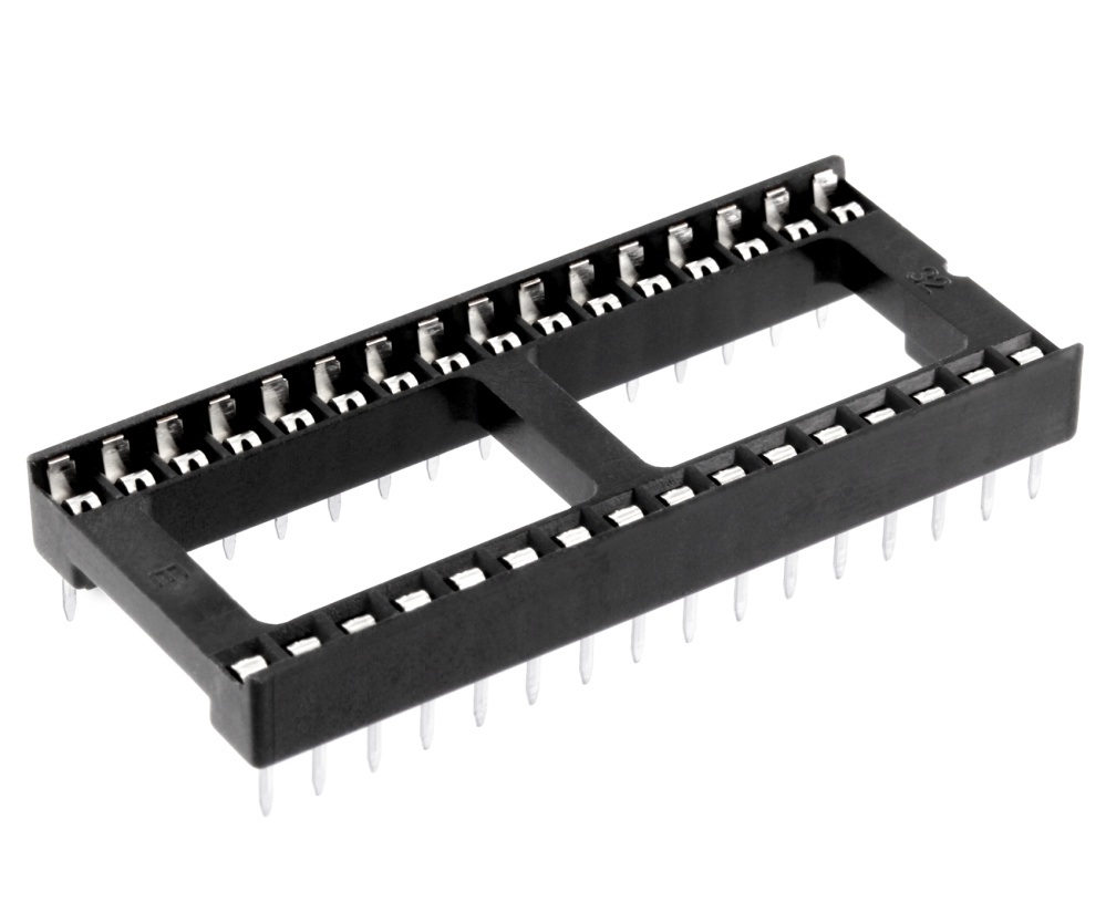 32pol-IC-Fassung-breit-46-665-00040 IC Fassung 32pol Standard RM 2,54mm
