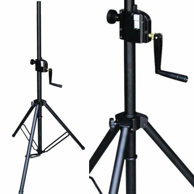 55-350-00345-boxenstativ-35kg Lautsprecherstativ Boxenstativ Kurbelstativ Stück