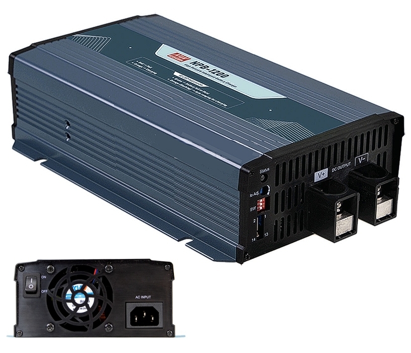 Lithium_LiFE04_Ladegeraet_1200W_33-455-06120_B01 48V Ladegerät 1200W für Lithium oder Bleiakkus bis 18A Ladestrom 50-210Ah