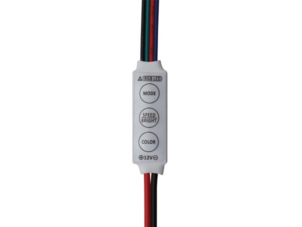 15-115-02400-chlsc4 LED RGB Kontroller 12V oder 24V betreibbar 3x2A mit Dimmfunktion Kabeldimmer