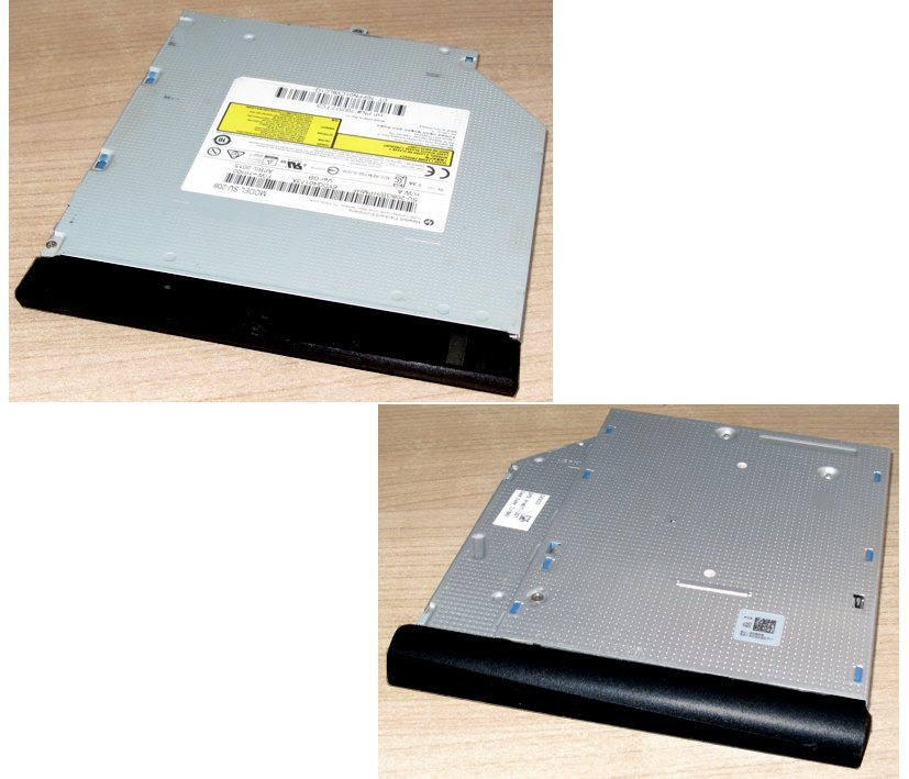 CD-DVD-Brenner SLIM SATA HP SU-208 für Notebook gebraucht