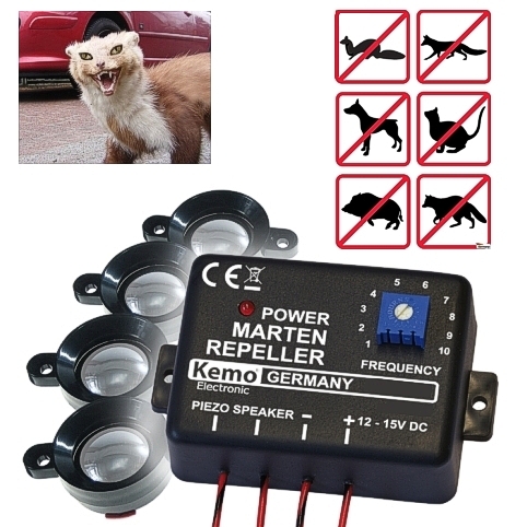 92-477-00242_Marderabwehr_Nagerabwehr Schädlingsabwehr Marder Nager Stopper Modul mit Piezolautsprecher