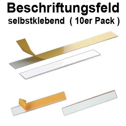 Beschriftung Schild selbstklebend